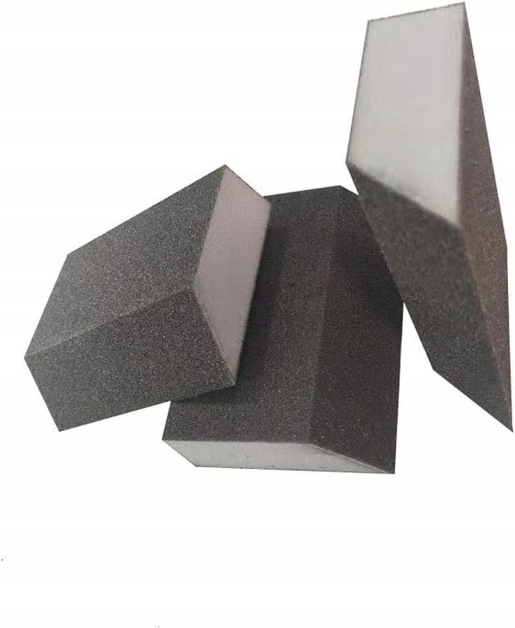 10Pcs 120 150 Bevel Wet Dry Sanding Sponge  Coarse Medium Fine 2 Different Specifications Sanding Blocks Assortment