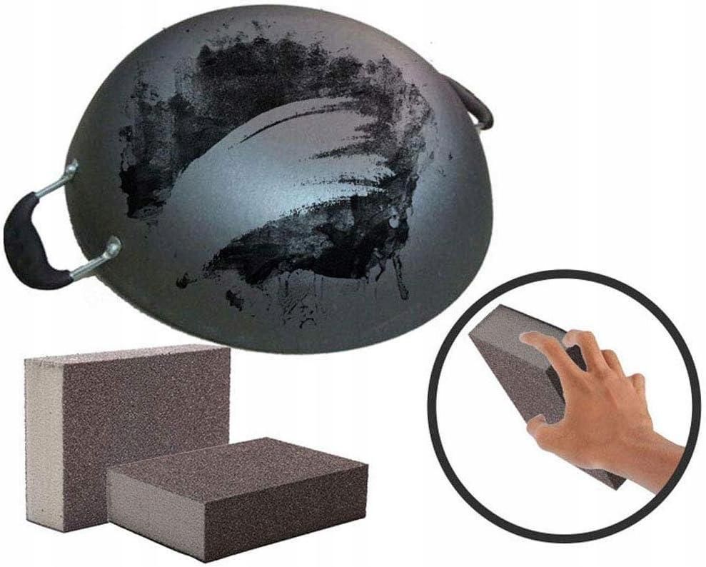 10Pcs 120 150 Bevel Wet Dry Sanding Sponge  Coarse Medium Fine 2 Different Specifications Sanding Blocks Assortment
