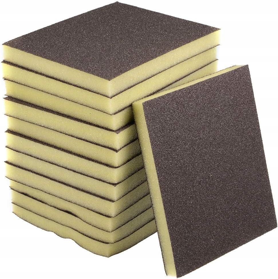 Sanding sponge with sanding block for kitchen, metal, drywall/wood, 12 pcs.