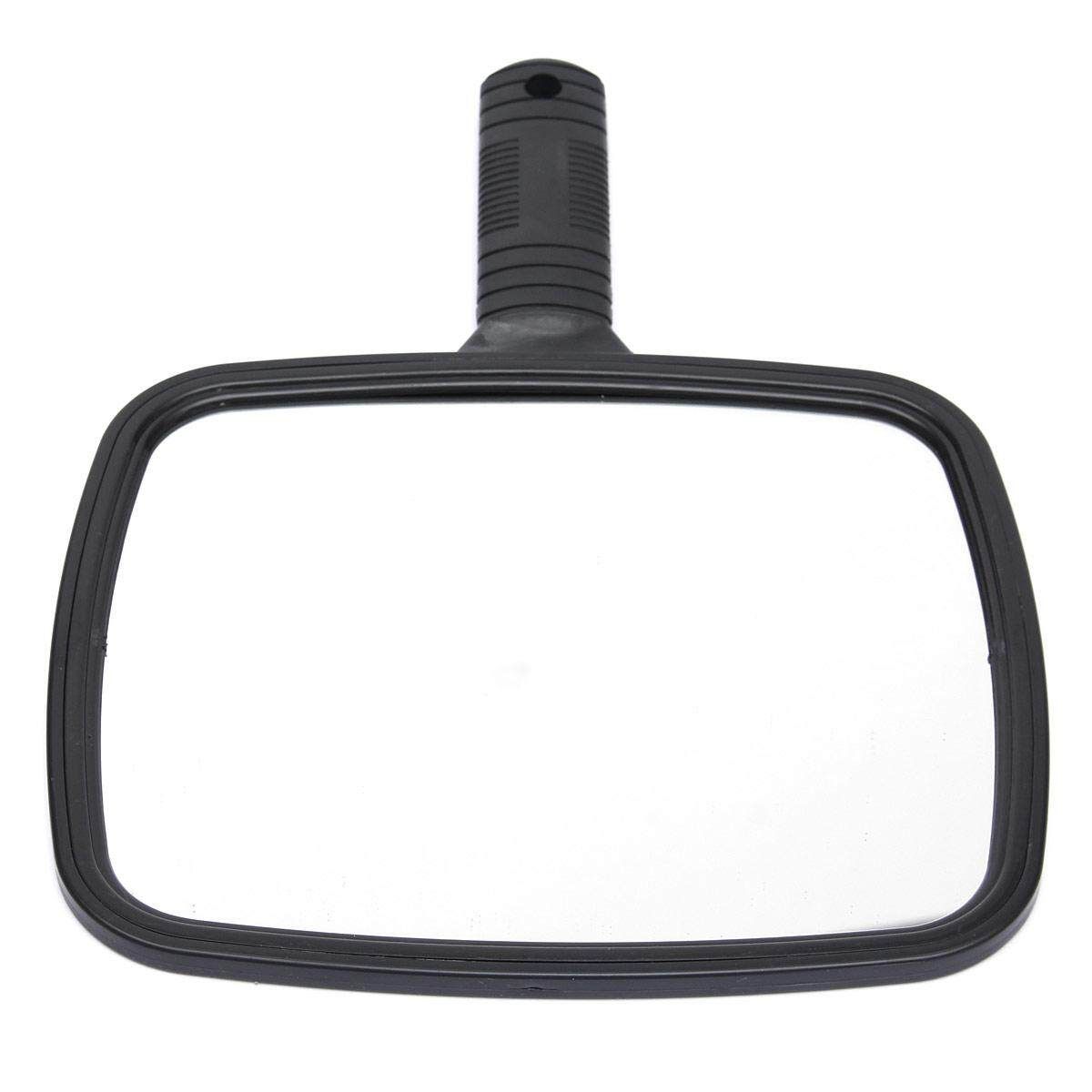 Square Handheld Salon Barbers Hairdressers Paddle Beauty Cosmetic Makeup Mirror