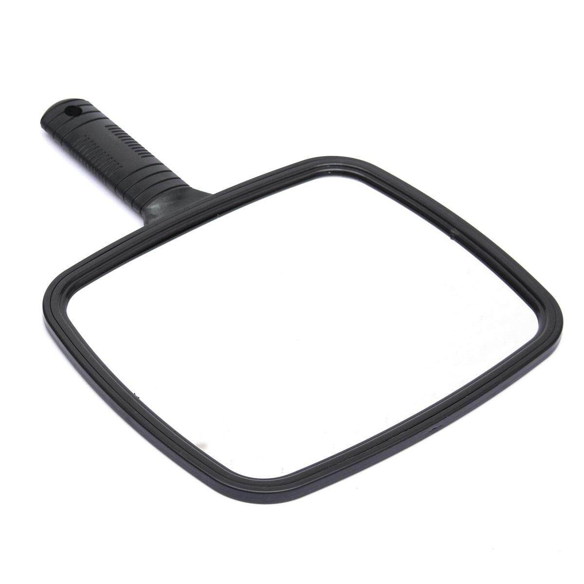 Square Handheld Salon Barbers Hairdressers Paddle Beauty Cosmetic Makeup Mirror