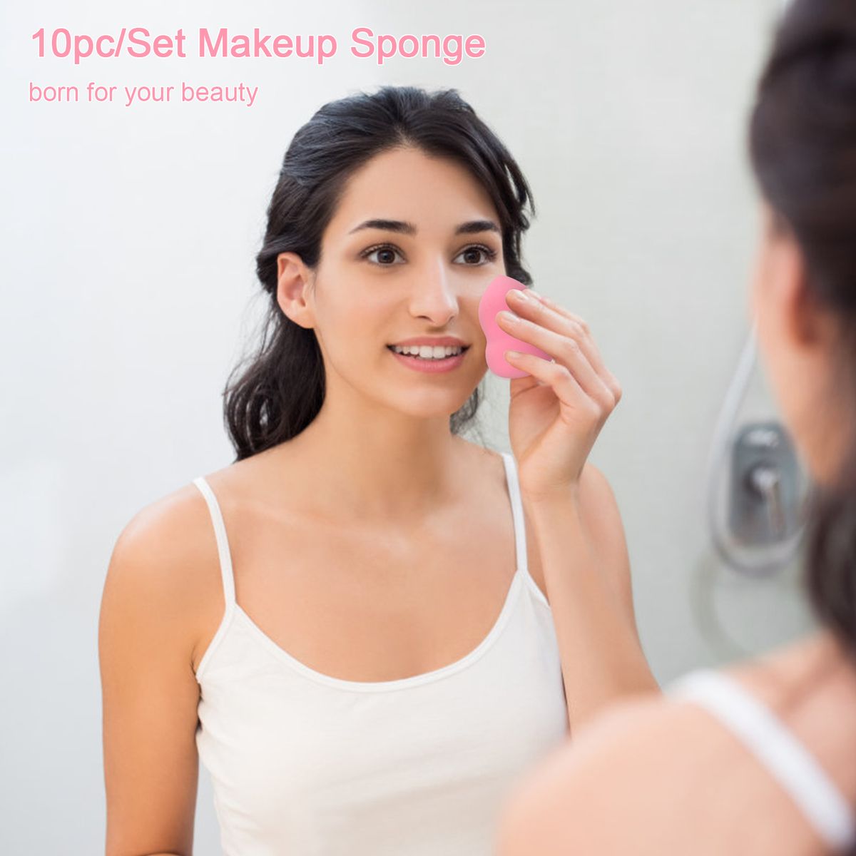 10PCS/Set Makeup Sponge Beauty Egg Dry And Wet Sponge Puff