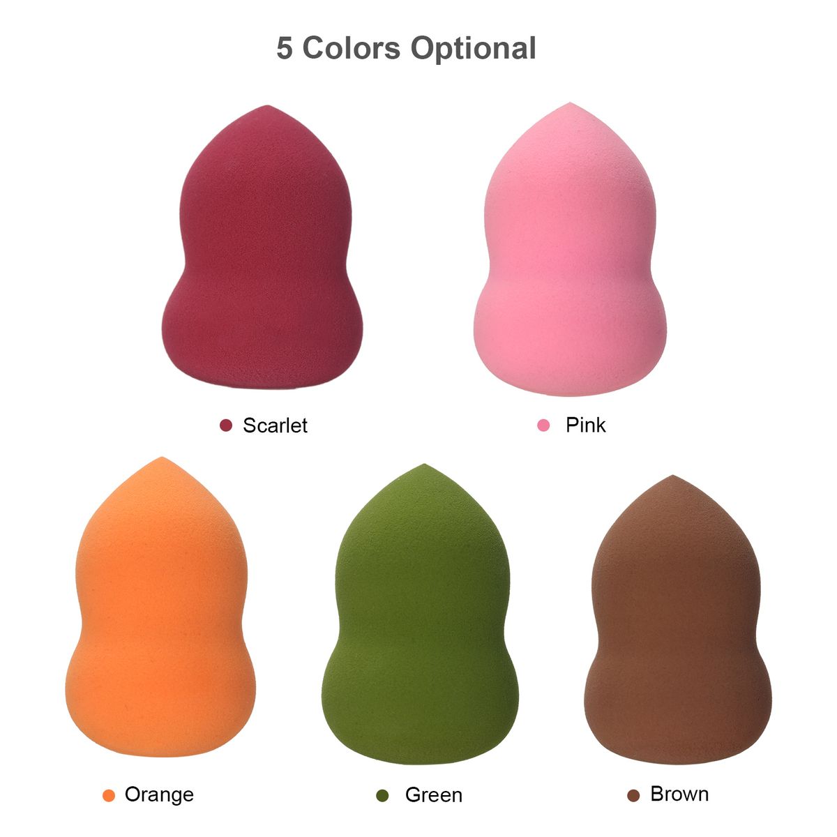 10PCS/Set Makeup Sponge Beauty Egg Dry And Wet Sponge Puff