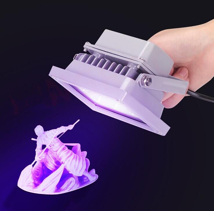 Kingroon Fast Curing Light Polymerization Lamp UV Cure LED Lamp For UV Resin 3D Printers EU Plug