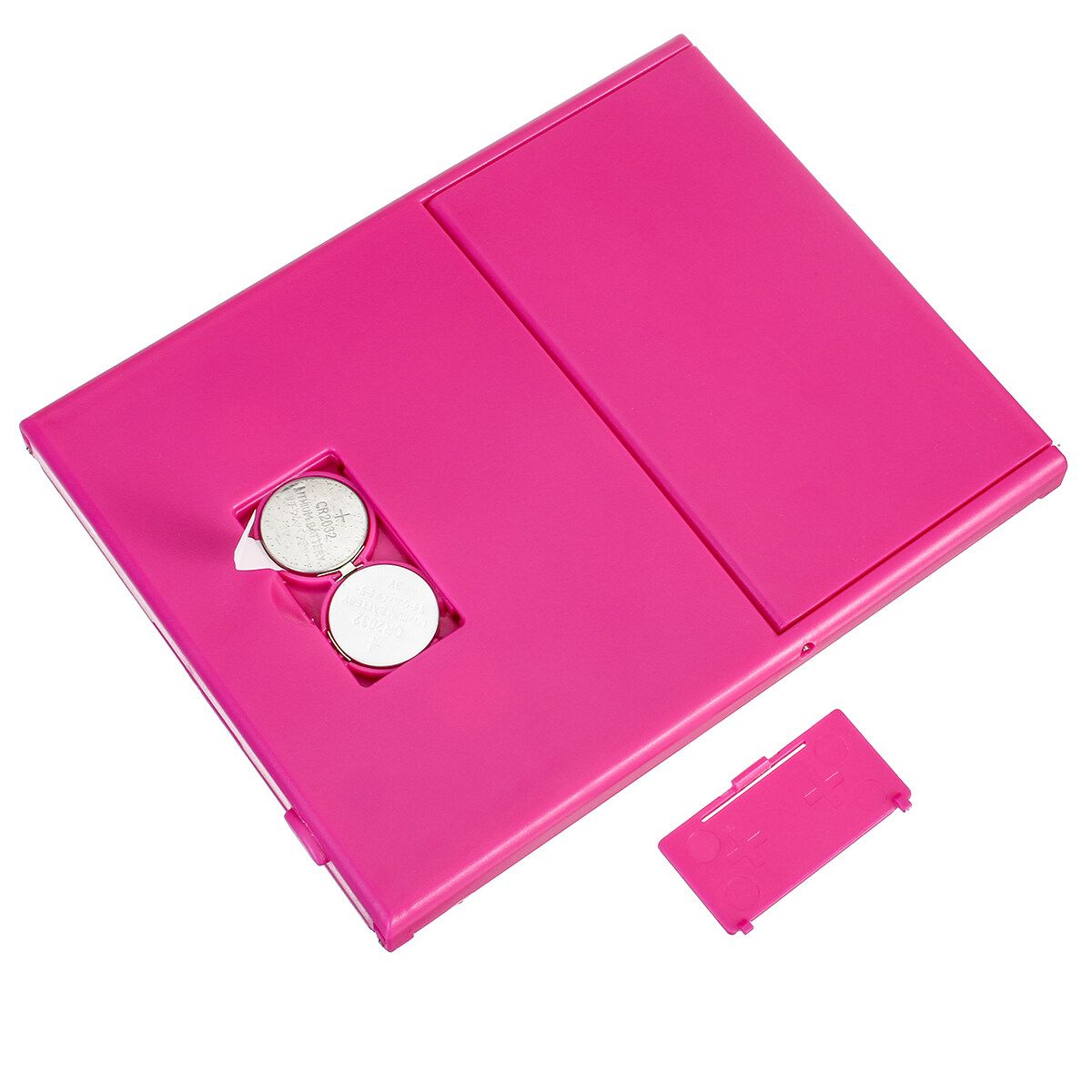 Tri-Fold Foldable LED Vanity Makeup Mirrors Led Light Glass Travel Compact Table Rose