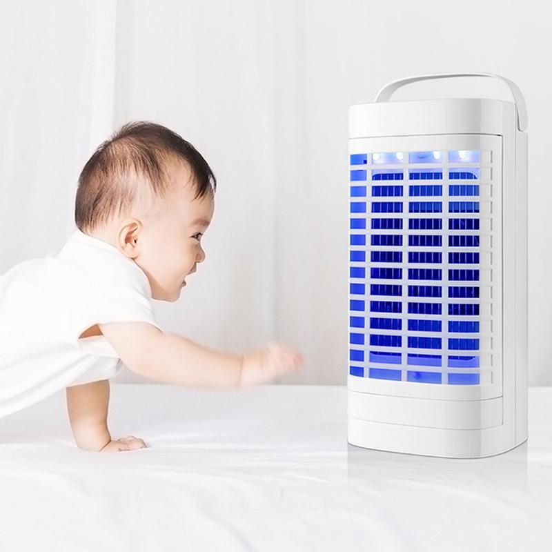 Mosquito Lamp Bug Gnat Fruit Fly Mosquito Killer Mosquito Fly Trap USB UV Lamp Bug Zapper Insect Trap for Home White