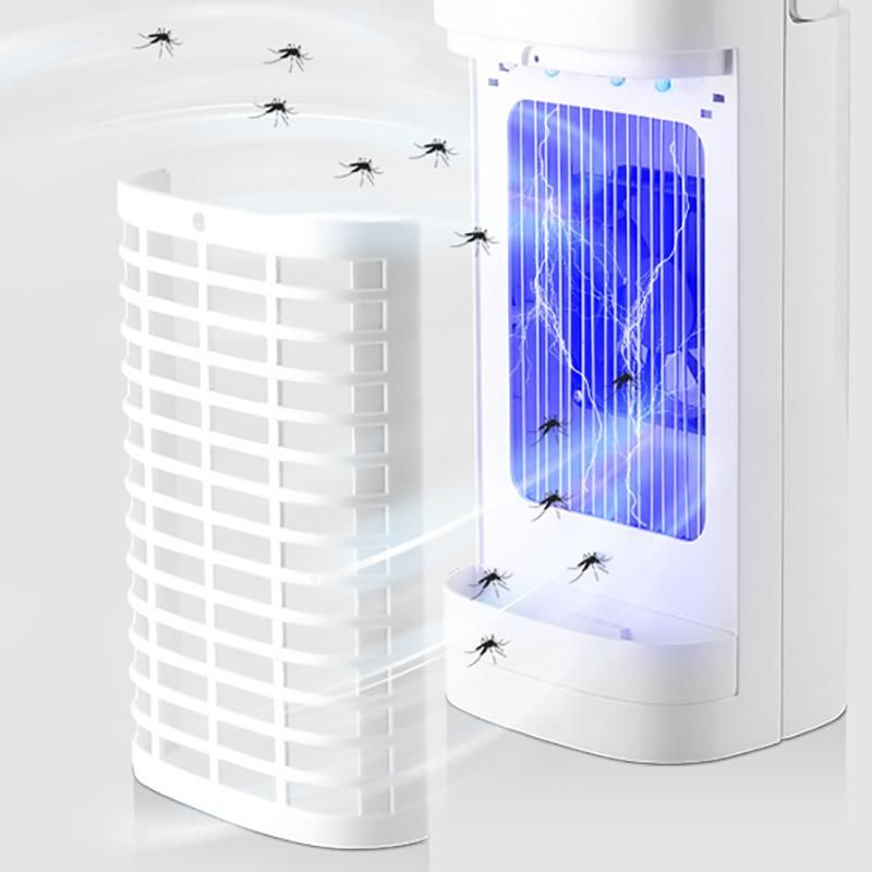 Mosquito Lamp Bug Gnat Fruit Fly Mosquito Killer Mosquito Fly Trap USB UV Lamp Bug Zapper Insect Trap for Home White