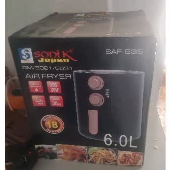 6.0 Litres Air Fryer With 360° Heating Rotation