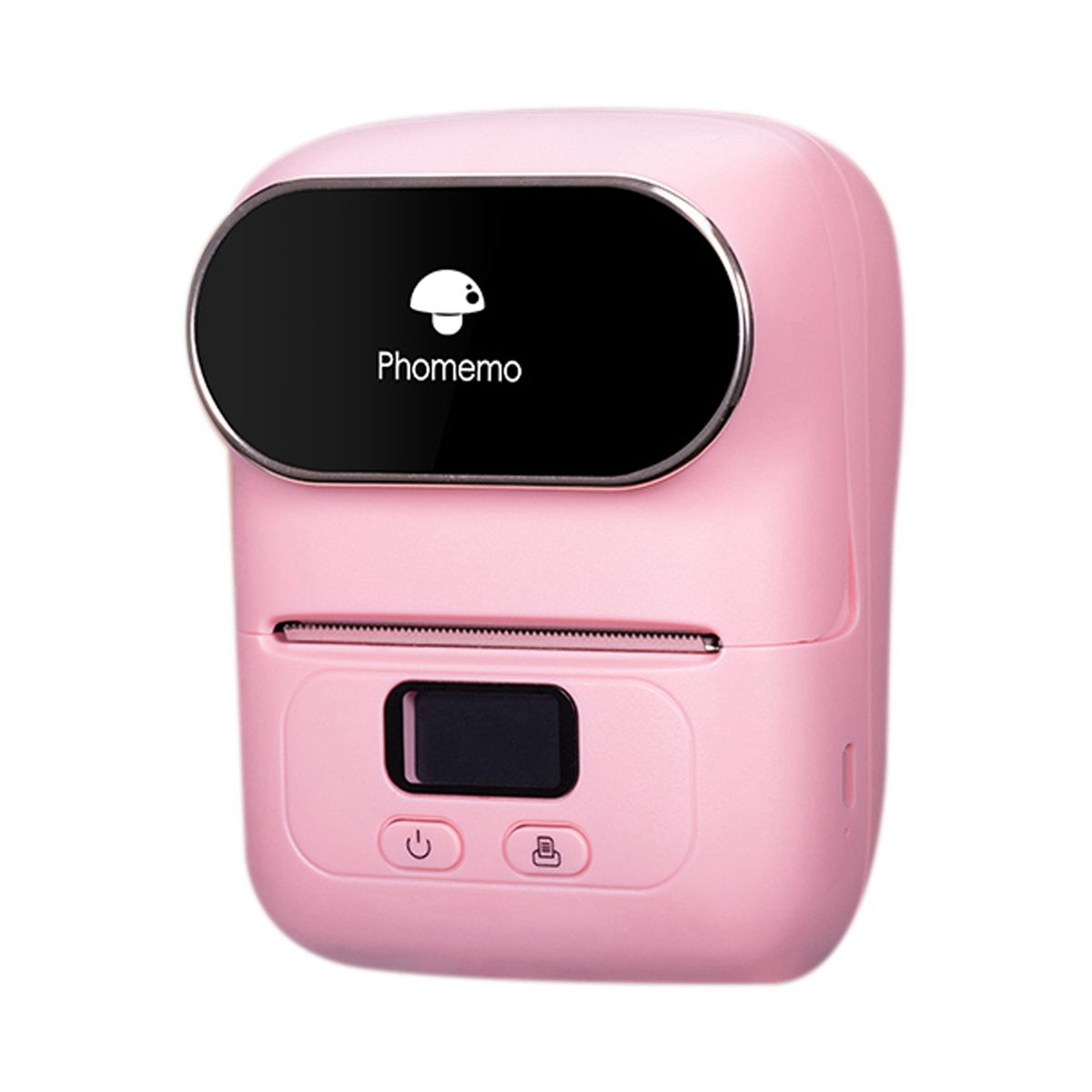 M110 Thermal Printer Wireless Portable Inkless BT Label Printer Using Self-Adhesive Label Paper-Pink