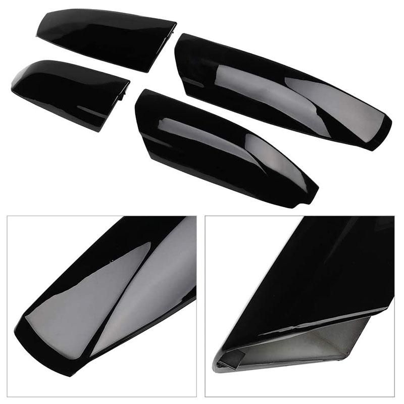 Car Roof Luggage Rack Rail End Cover Shell 4PCS for Toyota Highlander 2008-2014 Rooftop Cargo Carrier