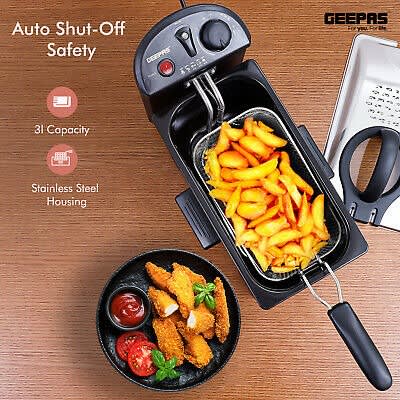 Deep Fat Chip Fryer - 3litres Basket Capacity