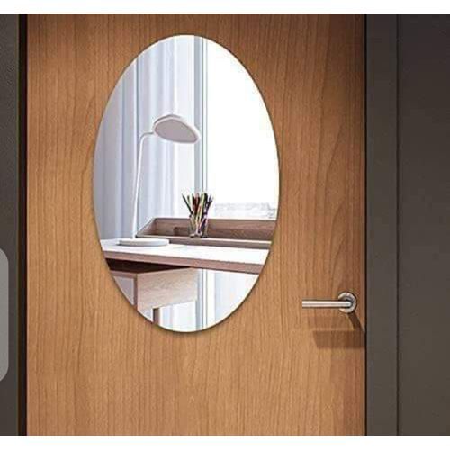 Oval Flexible Self Adhesive Sticker Mirror (300 By 400mm)