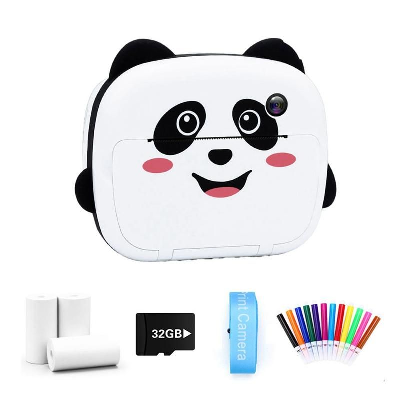 Instant Print Camera Thermal Printing Photo Camera Kid WIFI Digital Camera Girls Toy Child 1080P HD Video Camera