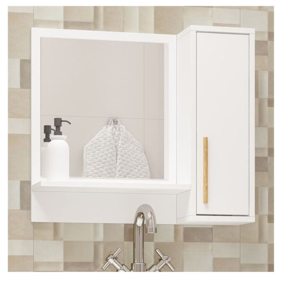 Elegant Dressing Mirror With Storage
