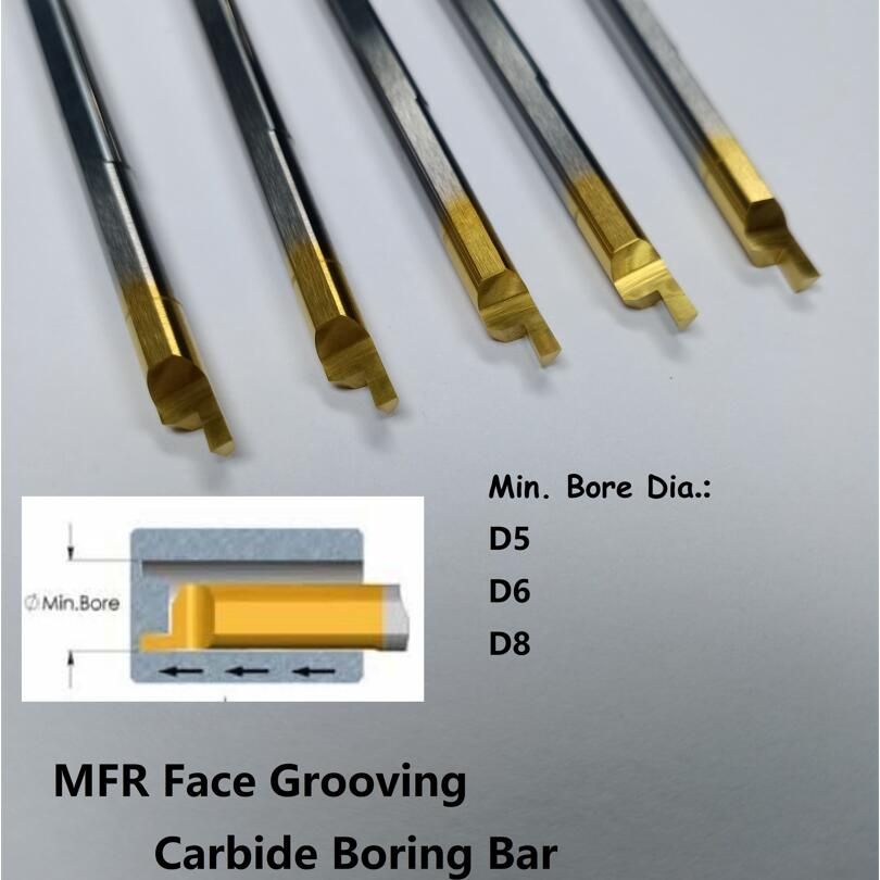 MFR 6 2X3.8 L30 Face Grooving MFR Full Size Lathe Machine Use Turning Tool Carbide Boring Bar