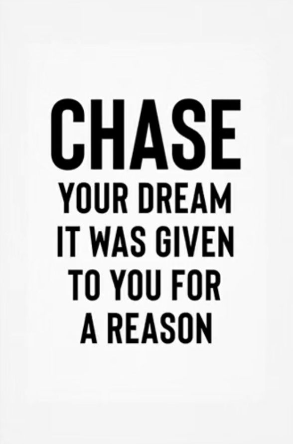Chase Your Dream Decorative Wall Frame
