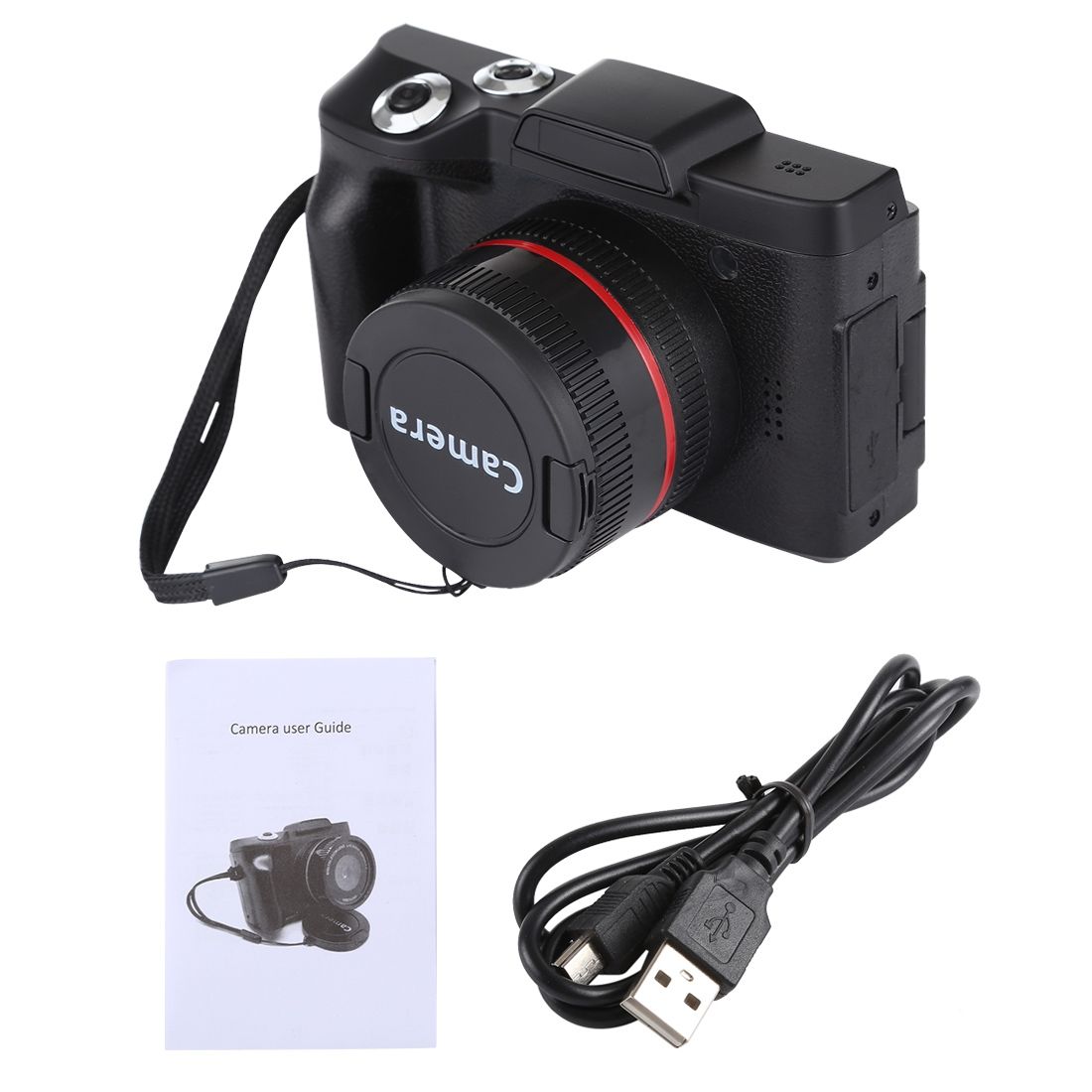 1.3 Mega Pixel Interpolation Flip Screen  Interchangeable Lens Digital Camera, 2.4 Inch LCD, Full HD 720P Recording, Infrared Lens, EIS