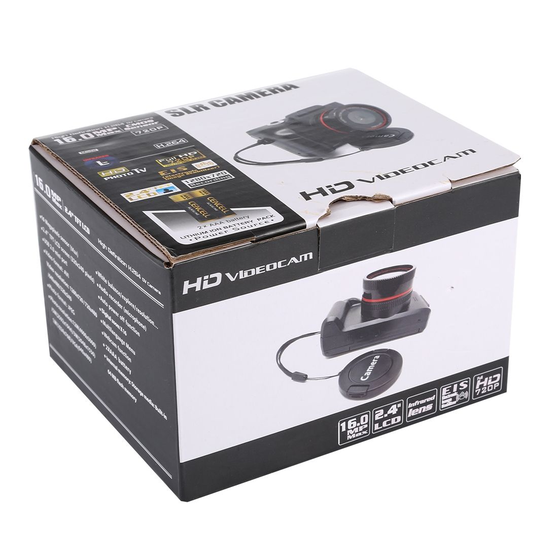 1.3 Mega Pixel Interpolation Flip Screen  Interchangeable Lens Digital Camera, 2.4 Inch LCD, Full HD 720P Recording, Infrared Lens, EIS