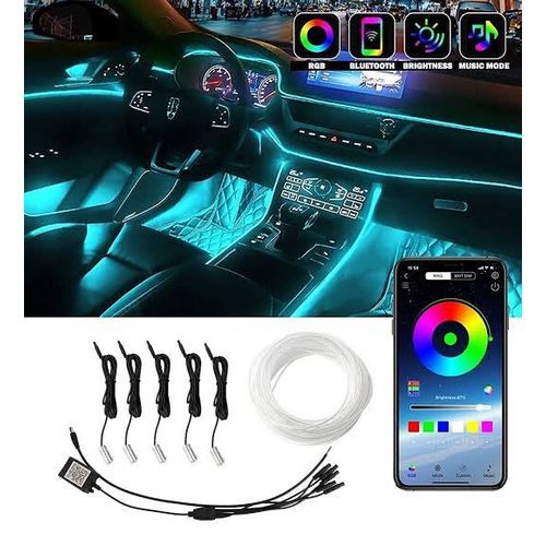 Car Interior Led Dashboard Neon Light With App
