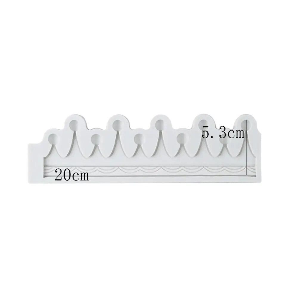 Yueyue Sugarcraft Crown silicone mold fondant mold cake decorating tools chocolate gumpaste mold