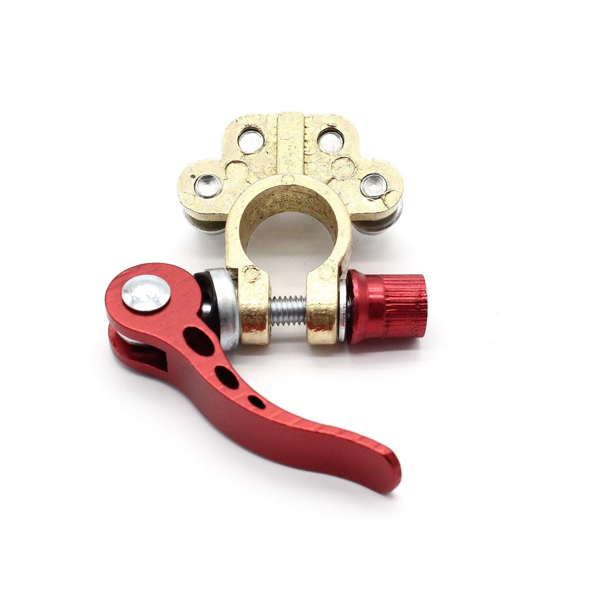 2Pcs Car Battery Terminals Connector Clamp Quick Release Adjust Disconnect Tool