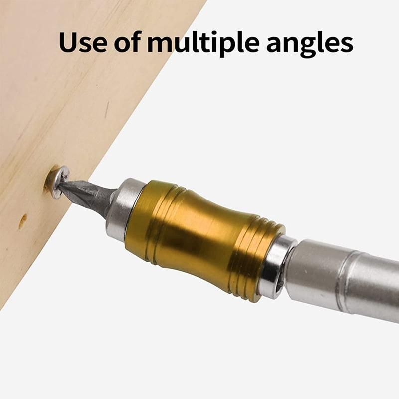 2PCS Magnetic Drill Head Bracket Magnetic Pivot Drill Head Bracket Magnetic Hexagonal Handle Adapter