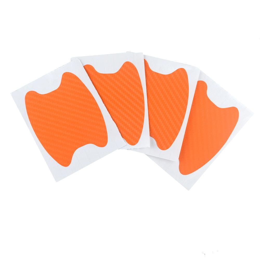 4pcs/lot Car Handle Protection Film Universal Invisible Carbon fiber Door Handle Stickers Scratches Resistant Stickers