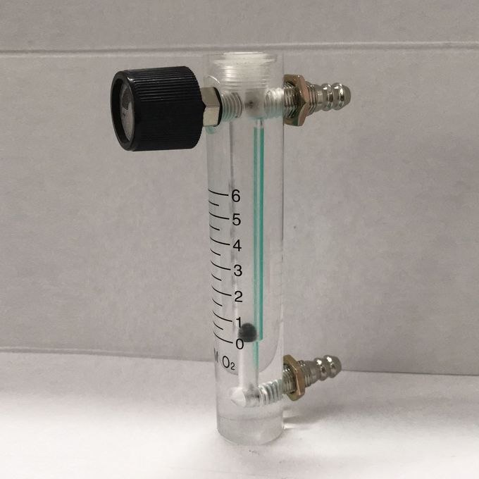 2Pcs Oxygen Ozone Gas Air Non-pulsating Flow Meter Flowmeter With