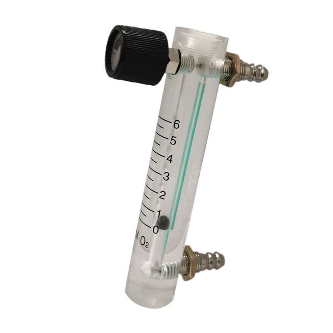 2Pcs Oxygen Ozone Gas Air Non-pulsating Flow Meter Flowmeter With