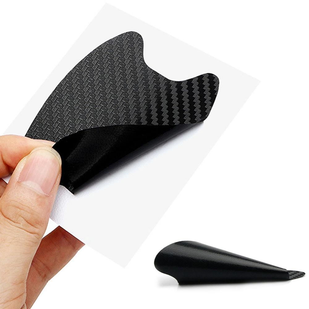 4Pcs Car Handle Protection Film Universal Invisible Car Carbon Fiber Door Handle Sticker Scratches Resistant Sticker Car Styling
