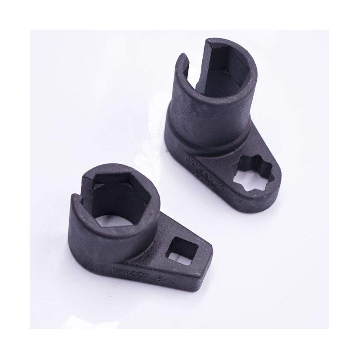 Oxygen Sensor Remover Socket 22Mm Sensor Socket Wrench 3 Pcs Wire Gate Accesses Sensor Side Preventing Damage To Wires