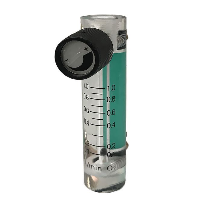 6X Oxygen Flow Meter Flowmeter With Control Valve For Oxygen Air 0