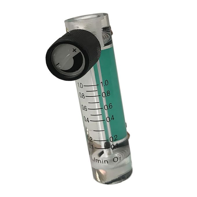 6X Oxygen Flow Meter Flowmeter With Control Valve For Oxygen Air 0