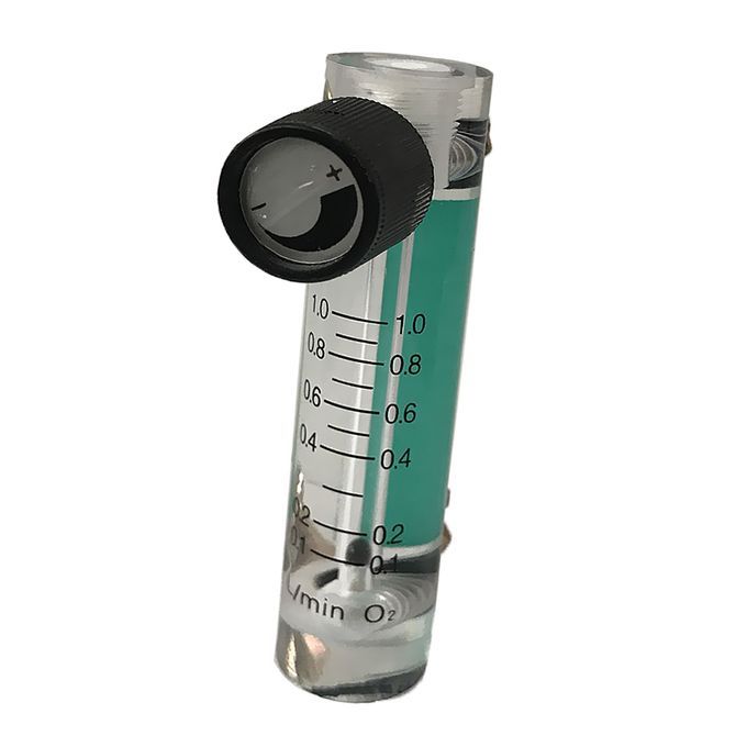 6X Oxygen Flow Meter Flowmeter With Control Valve For Oxygen Air 0