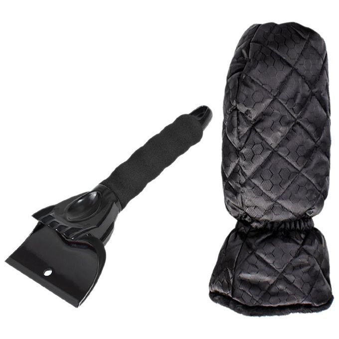Compact Ice Scraper With Glove Scraper Cleaning Tool Removal For Black
