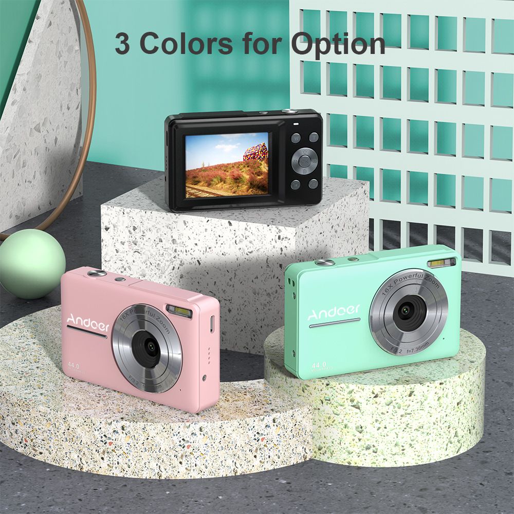 Portable 1080P Digital Camera Video Camcorder 44MP