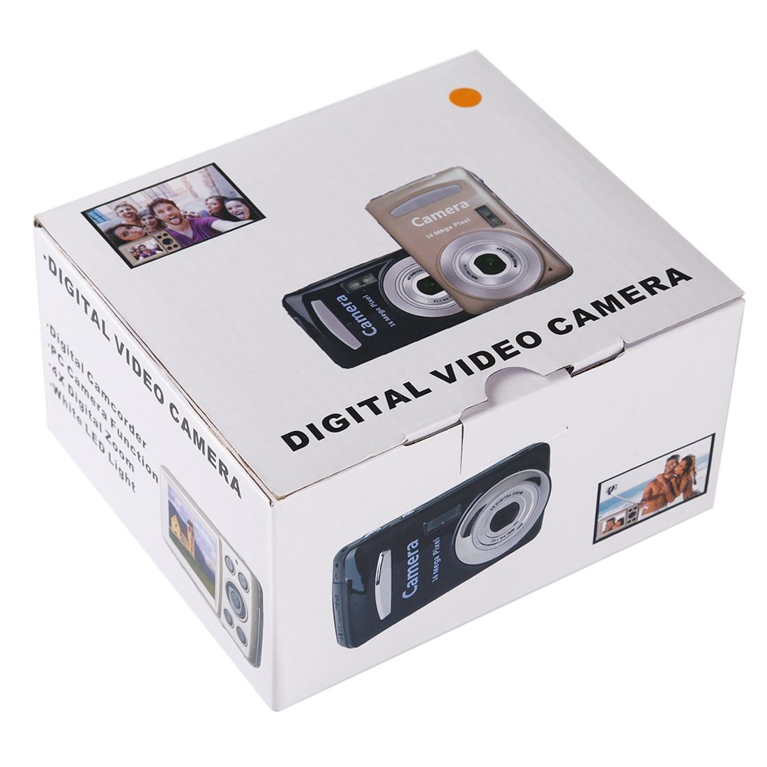 1280x720P HD 4X Digital Zoom 16.0 MP Digital Video Camera Recorder With 2.4 Inch TFT Screen(Black)
