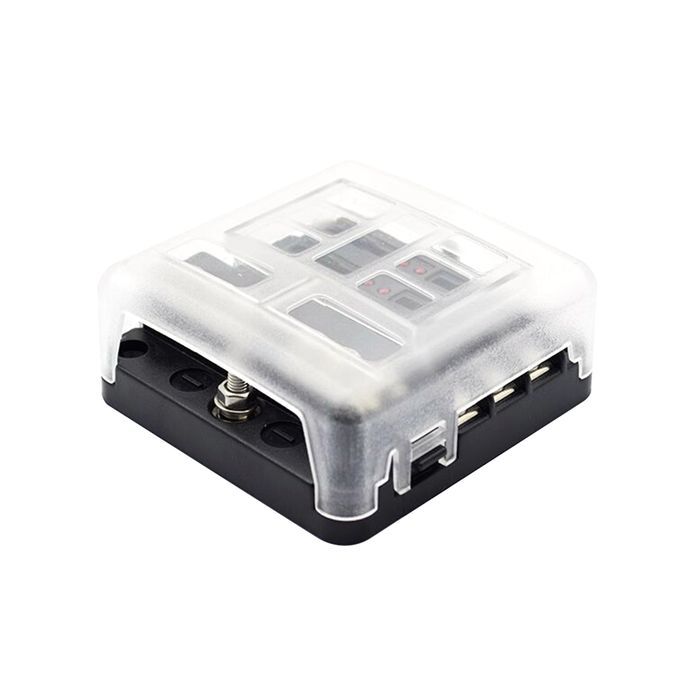 6 Ways 12v 32V Negative Pole Fuse Box Holder For ATC/ATO