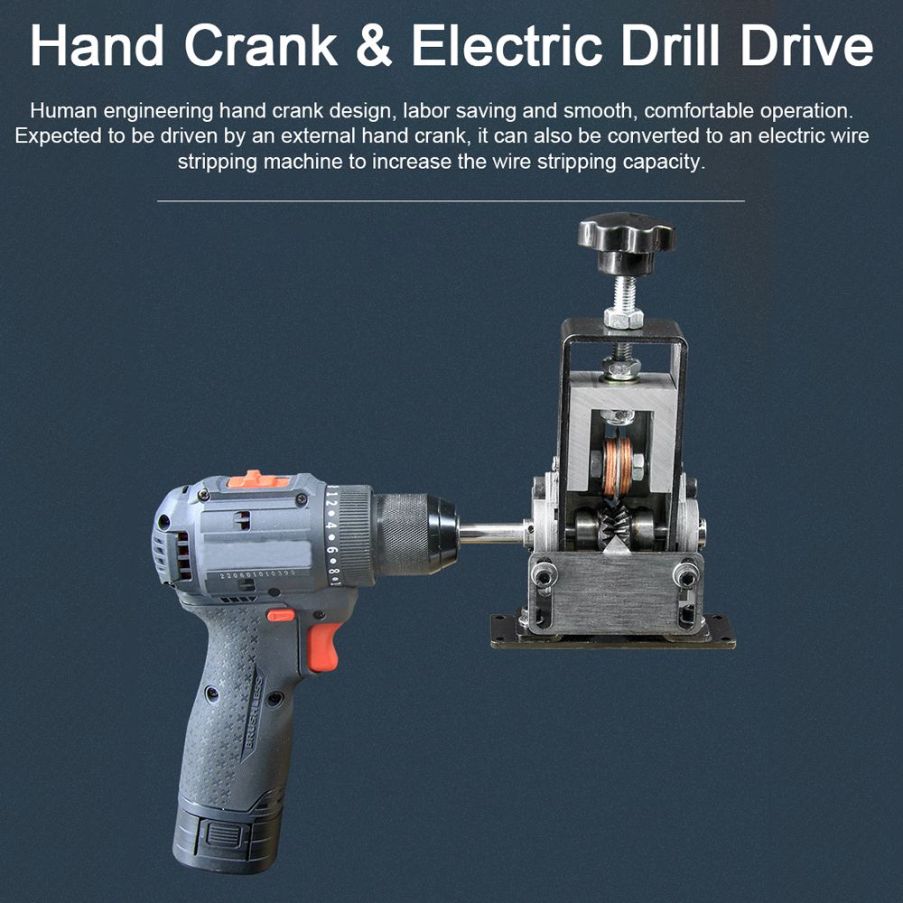 Portable Household Wire Stripper Iron Frame High Speed