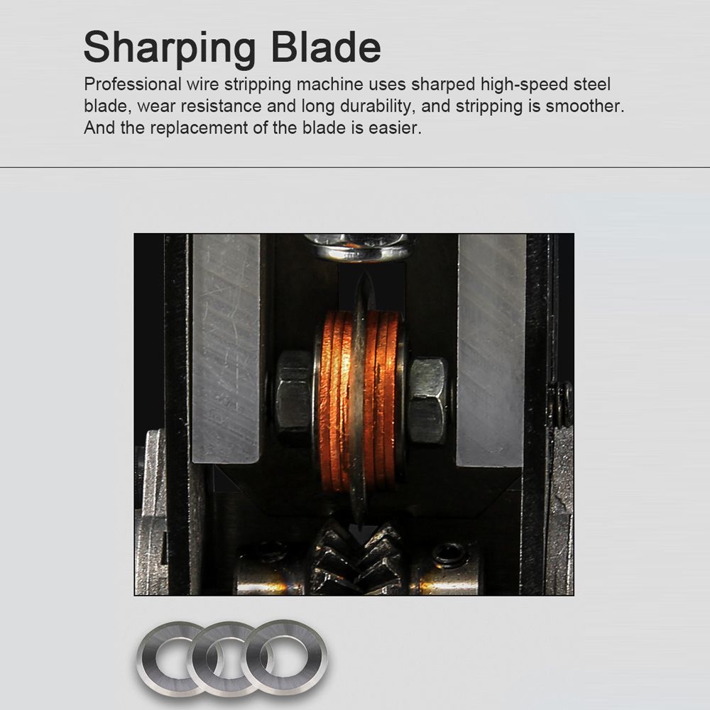 Portable Household Wire Stripper Iron Frame High Speed