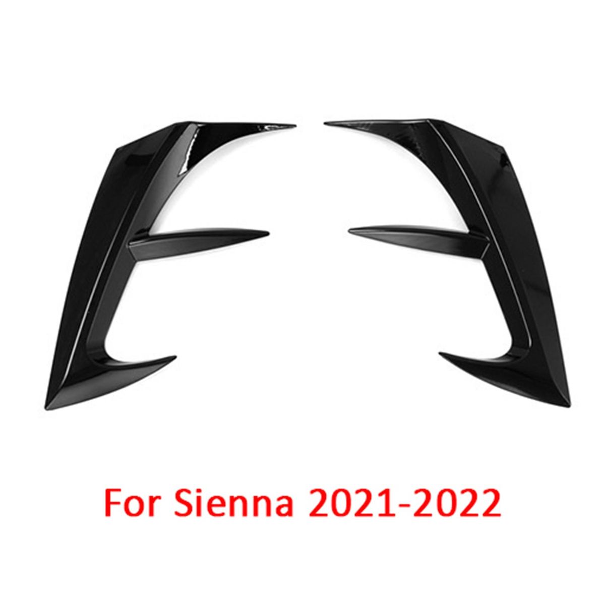 Car Rear Bumper Lip Spoiler Canards Cover for Toyota Sienna