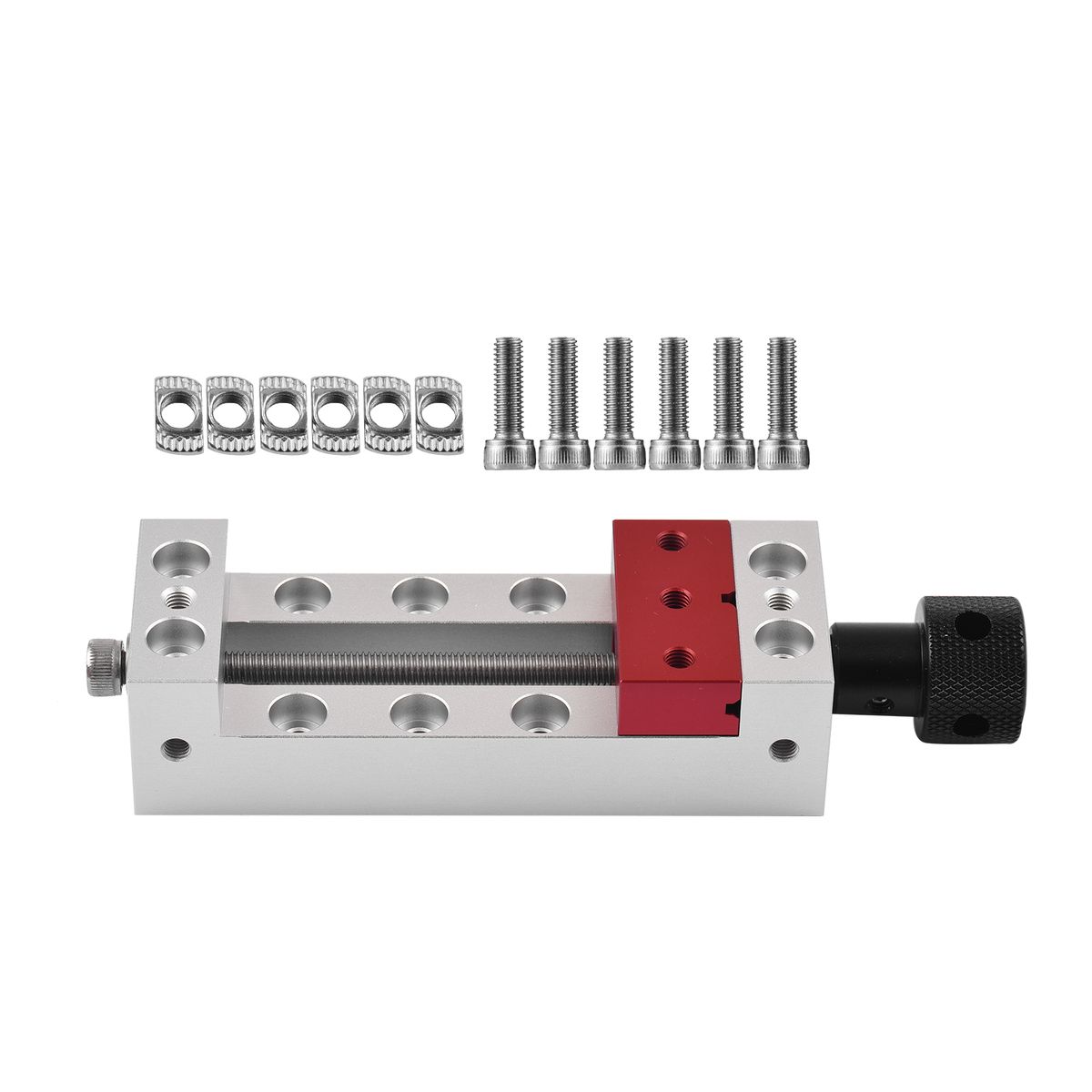 Mini Drill Press Vise 2.56-Inch Jaw Width Flat Clamp Bench