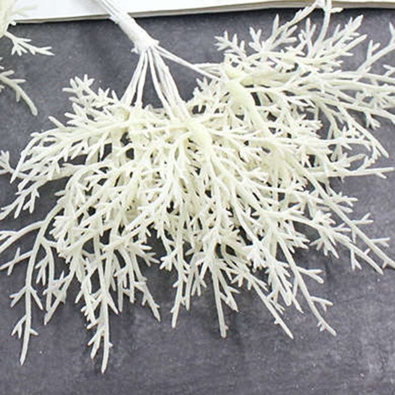 1 Bouquet Decorative Artificial Flower Durable-Cream White