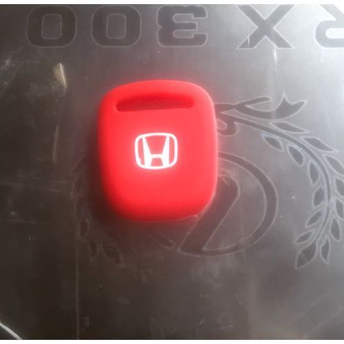 Buttonless Honda Silicon Key Case Cover Red