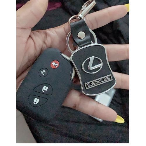 Black Lexus Key Holder And Silicone Remote Case Cover