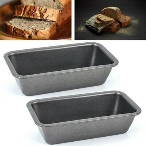 2Pcs Bread Pans For Baking Nonstick Carbon Steel