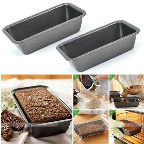2Pcs Bread Pans For Baking Nonstick Carbon Steel