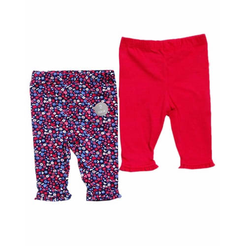 2 Pack of Frill Trim Leggings