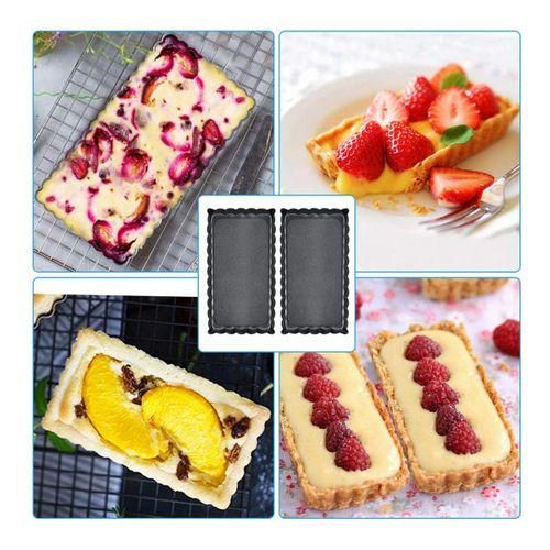 8 Pcs Non-Stick Quiche Tart