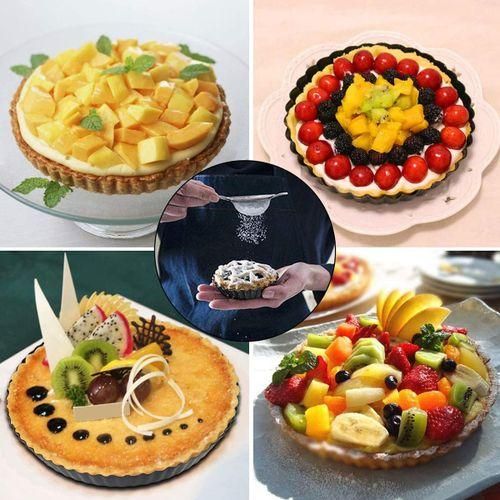 8 Pcs Non-Stick Quiche Tart